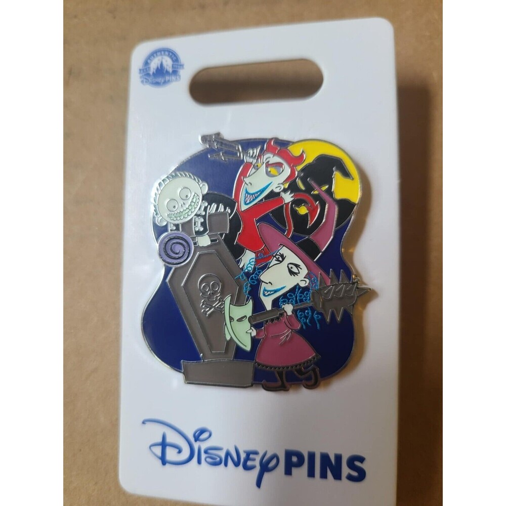 Disney Parks Pin Nightmare Before Christmas Lock Shock & Barrel Oogie Tombstone